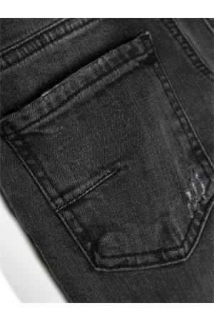 black cotton jeans PAOLO PECORA KIDS | PP3415NERO